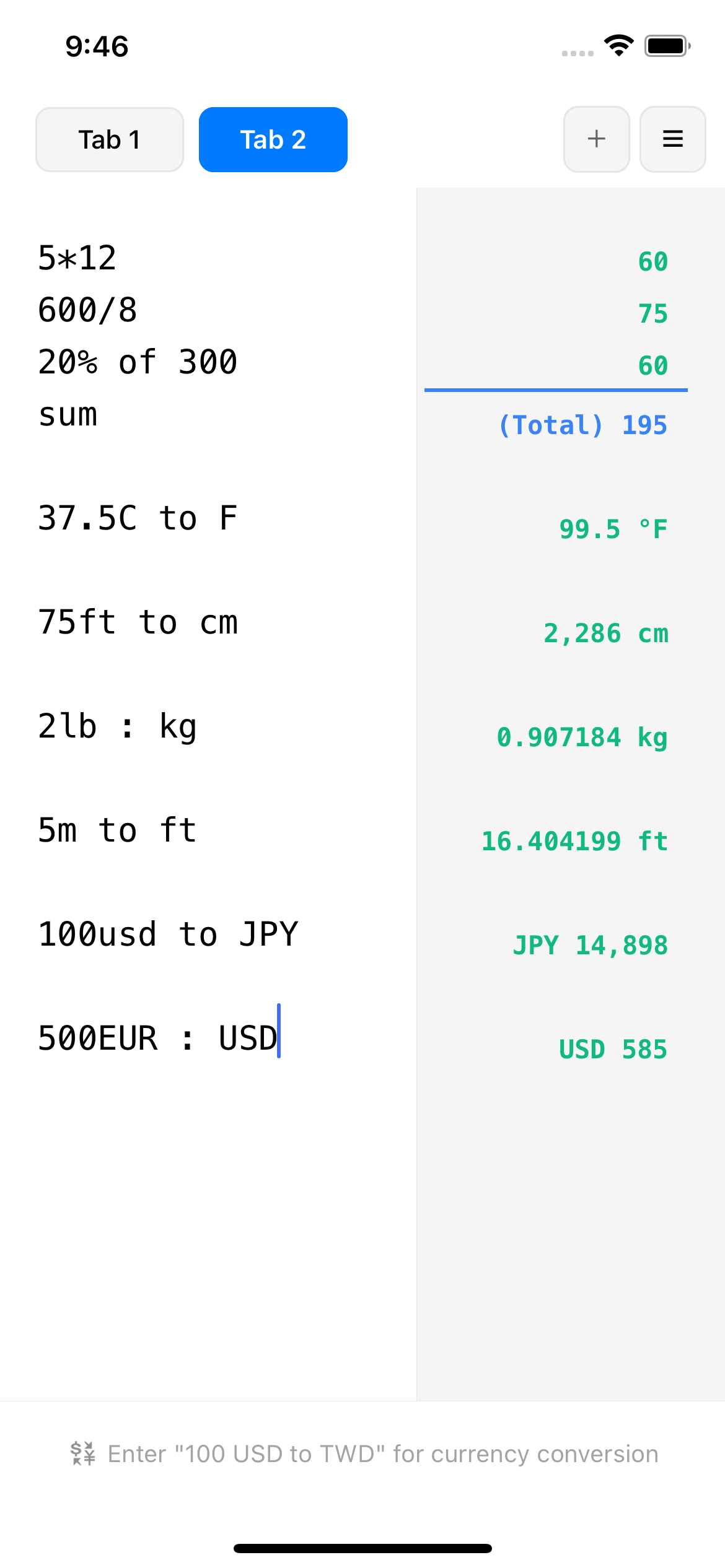 TextMath Screenshot 1